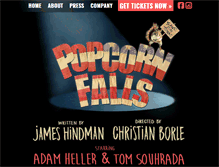 Tablet Screenshot of popcornfalls.com